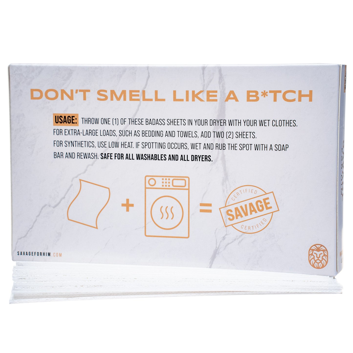 Savage For Him - Laundry Detergent Sheets